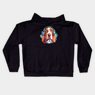 Basset Hound Animal World Pet Dog Loving Fun Kids Hoodie